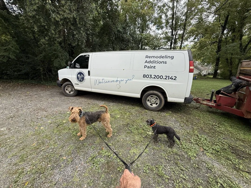 Professional garden landscaping with custom design in Columbia, SC by Local Happiness Construction