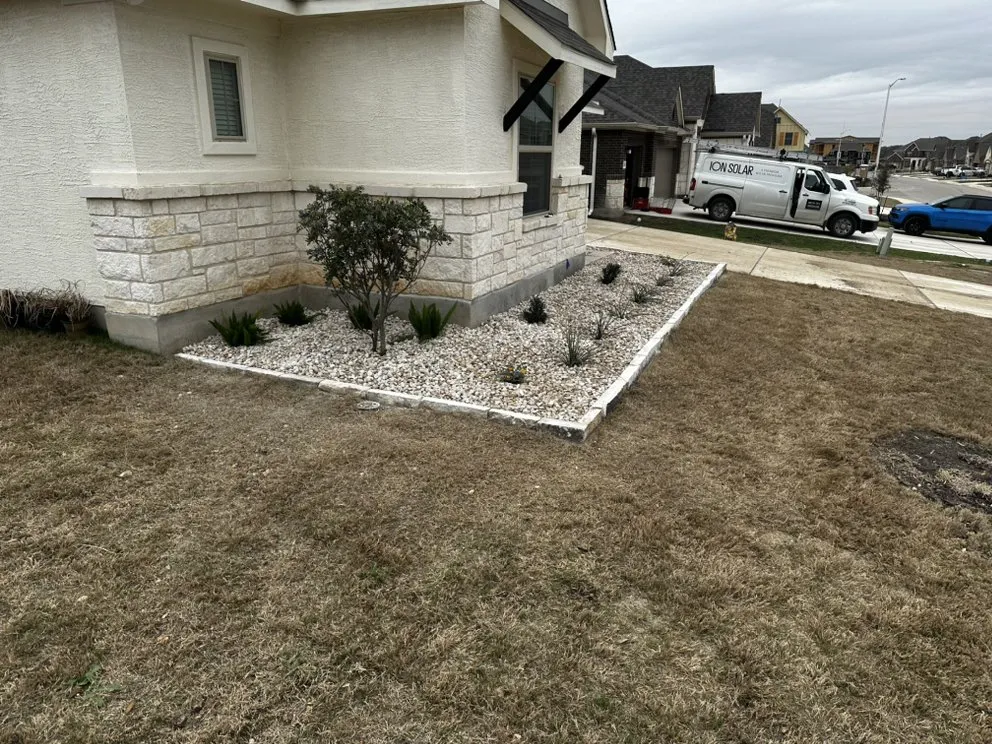Affordable landscape installation for beautiful yards in New Braunfels, TX by Local Landscape & Design