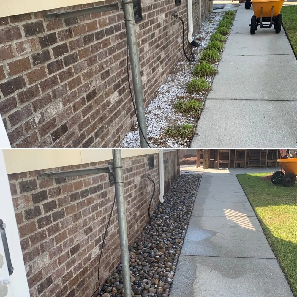 Professional garden landscaping in Wilmington, NC by Local Roots Landscapes