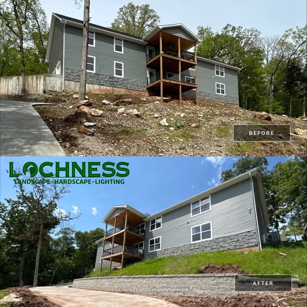 Affordable residential landscaping for residential properties in Wright City, MO by Lochness Landscaping