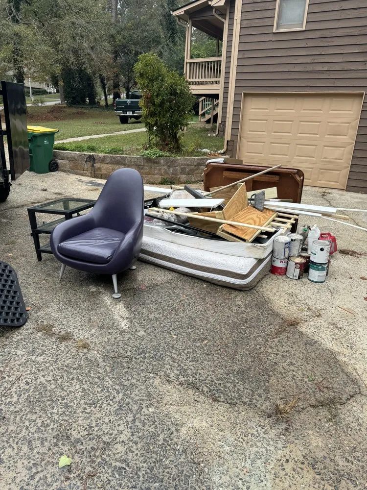 Local residential landscaping in Acworth, GA by Lock N Load Hauling and Junk Removal