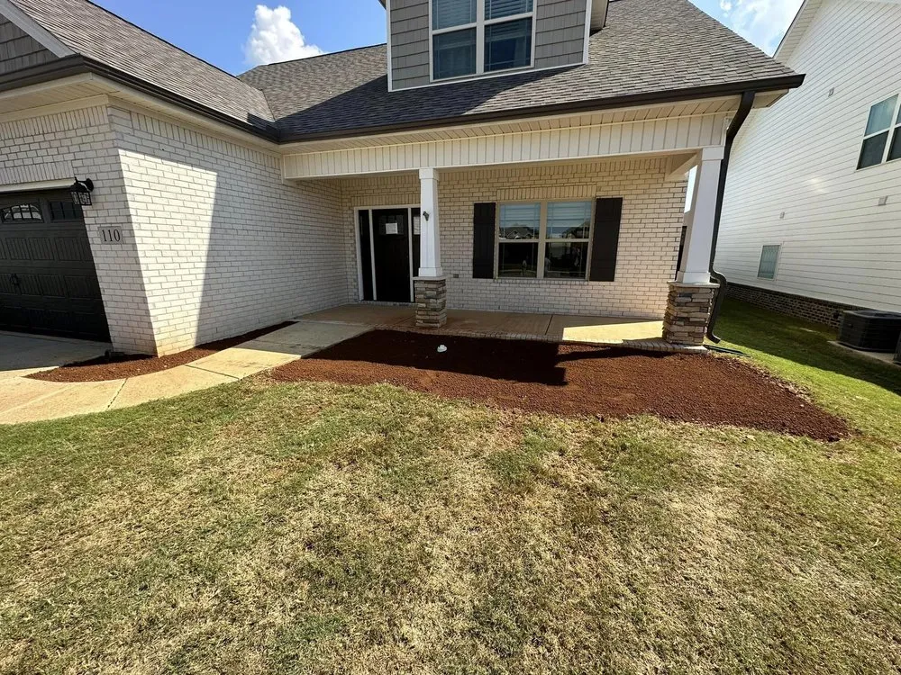 Custom outdoor landscaping in Hazel Green, AL by Lockard's Outdoor Solutions