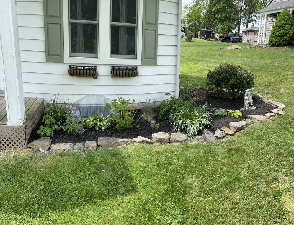 Custom lawn care service with custom design in Dover, PA by Locked in Lawn Care