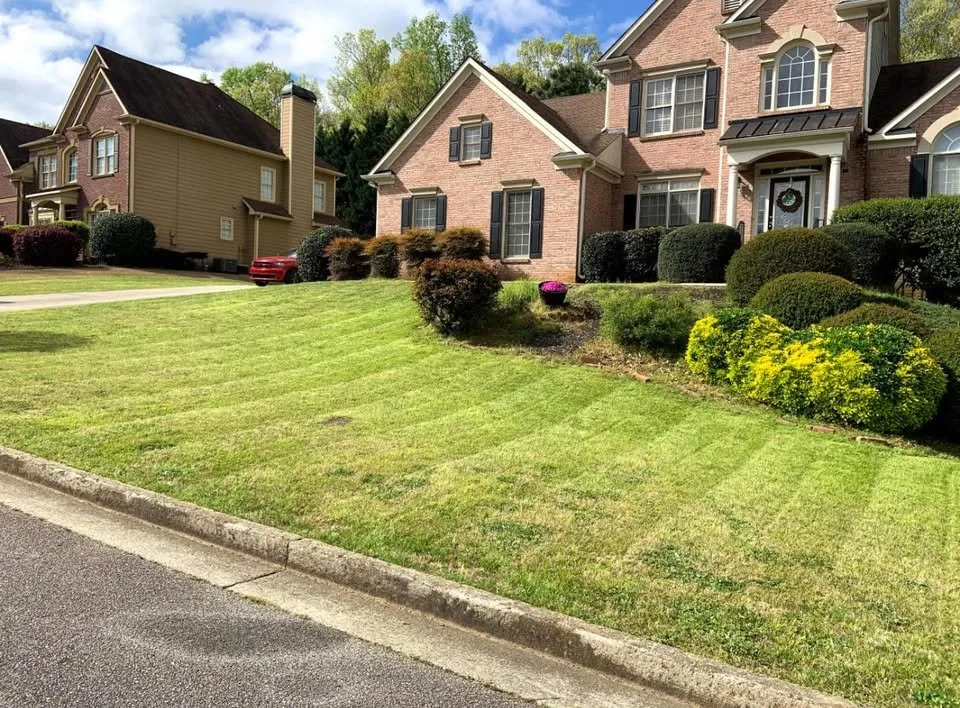Local landscape installation in Buford, GA by Lockedin Landscapes