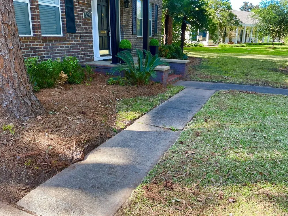 Professional landscape installation in Alexandria, LA by Locketts Lawn Care