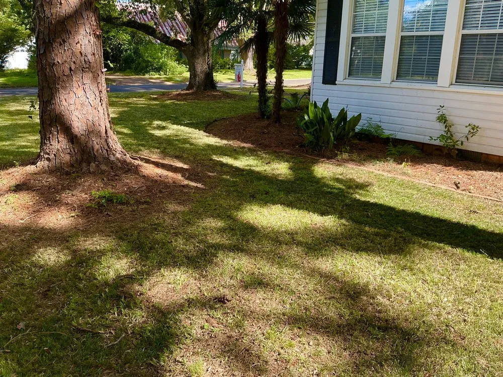 Custom landscape installation for beautiful yards in Alexandria, LA by Locketts Lawn Care