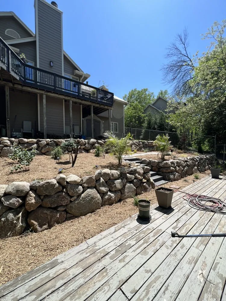 Custom landscape design in Ankeny, IA by Lockner Lawn Care & Landscaping