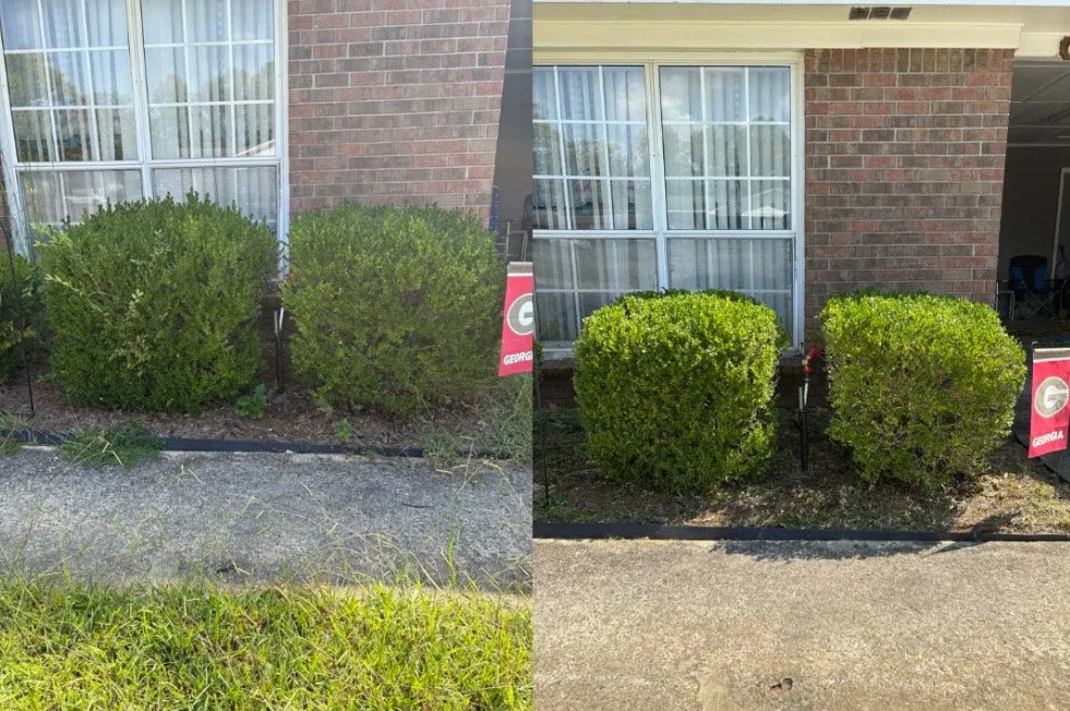 Custom yard cleanup service with custom design across Silver Creek, GA - Lockwood Lawn Care