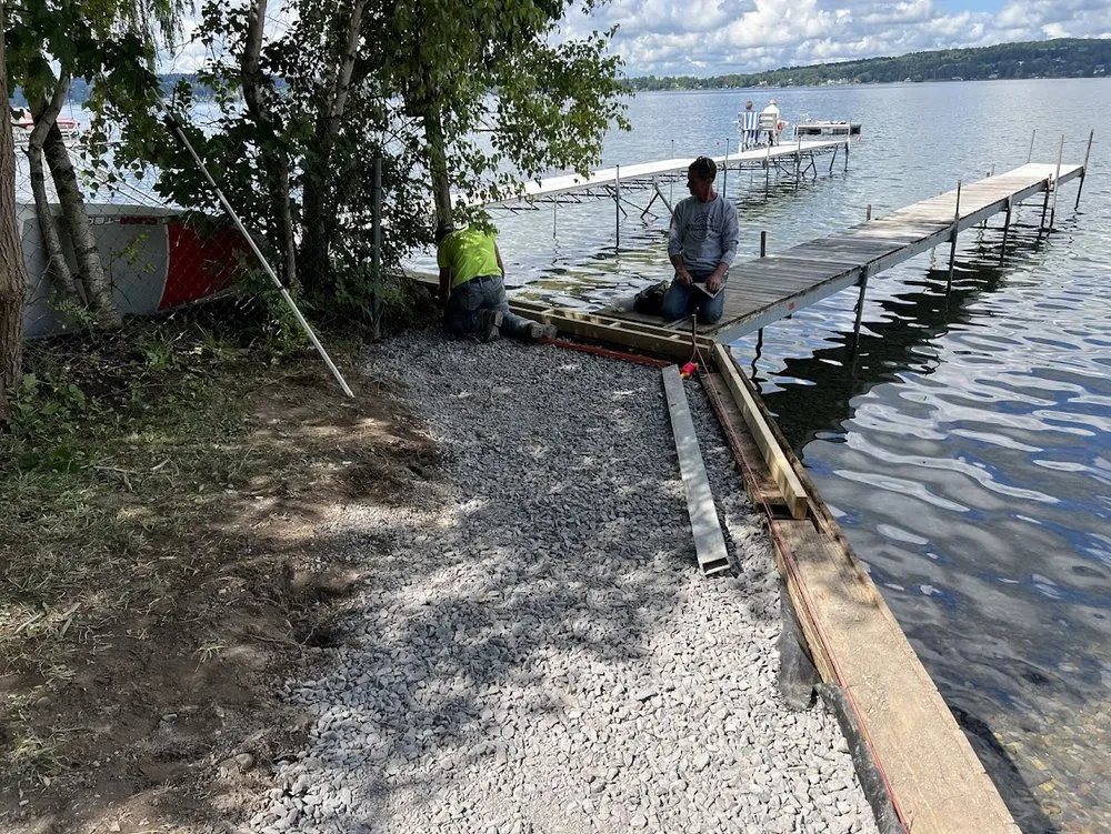 Expert residential landscaping for homes in Auburn, NY by Locust Hill Landscaping