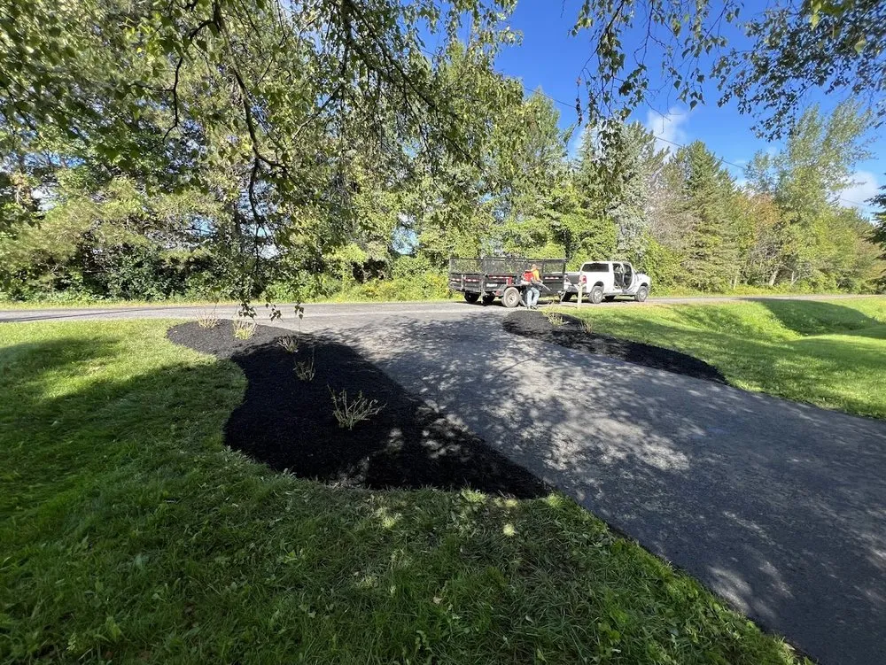 Professional yard cleanup service for homes in Auburn, NY by Locust Hill Landscaping