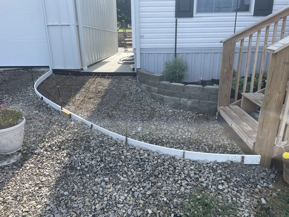 Custom yard cleanup service with custom design across Caldwell, OH - Logan Ridge Dirtworks