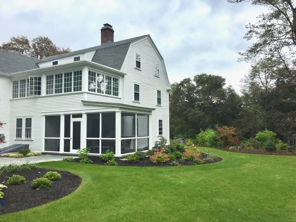 Expert lawn care service for residential properties in Acton, MA by Lombardo Loam & Gravel