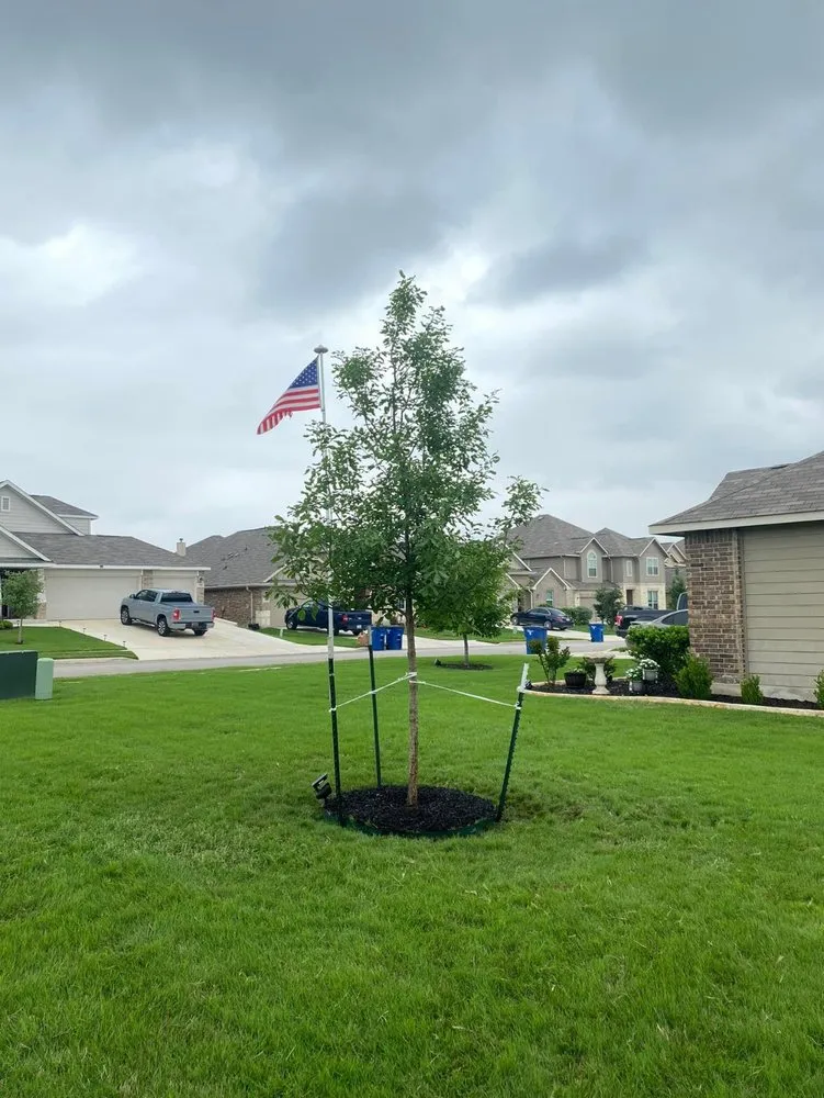 Local garden landscaping for residential properties across New Braunfels, TX - Lone Oak Tree Care