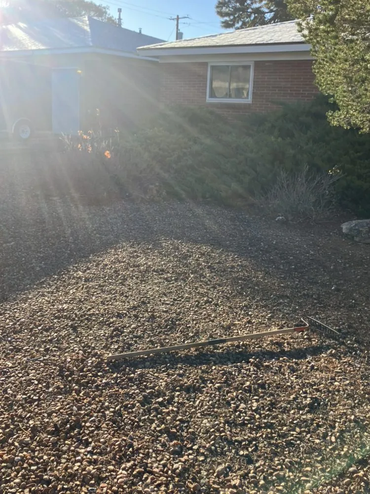 Custom yard cleanup service for homes in Albuquerque, NM by Lone Pine Home Service