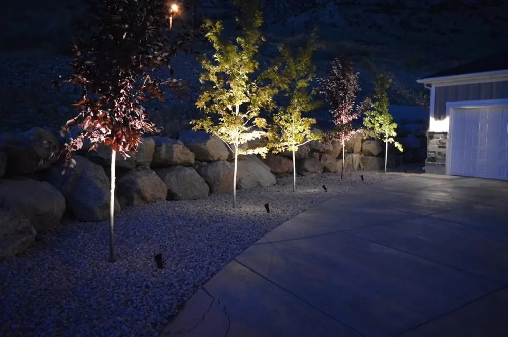 Custom yard cleanup service with custom design across Brigham City, UT - Lone Pine Landscape