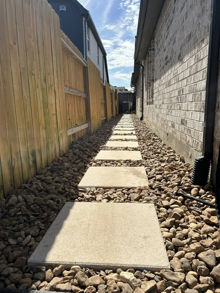 Custom landscape design in Houston, TX by Lone Star Landscape & Patio