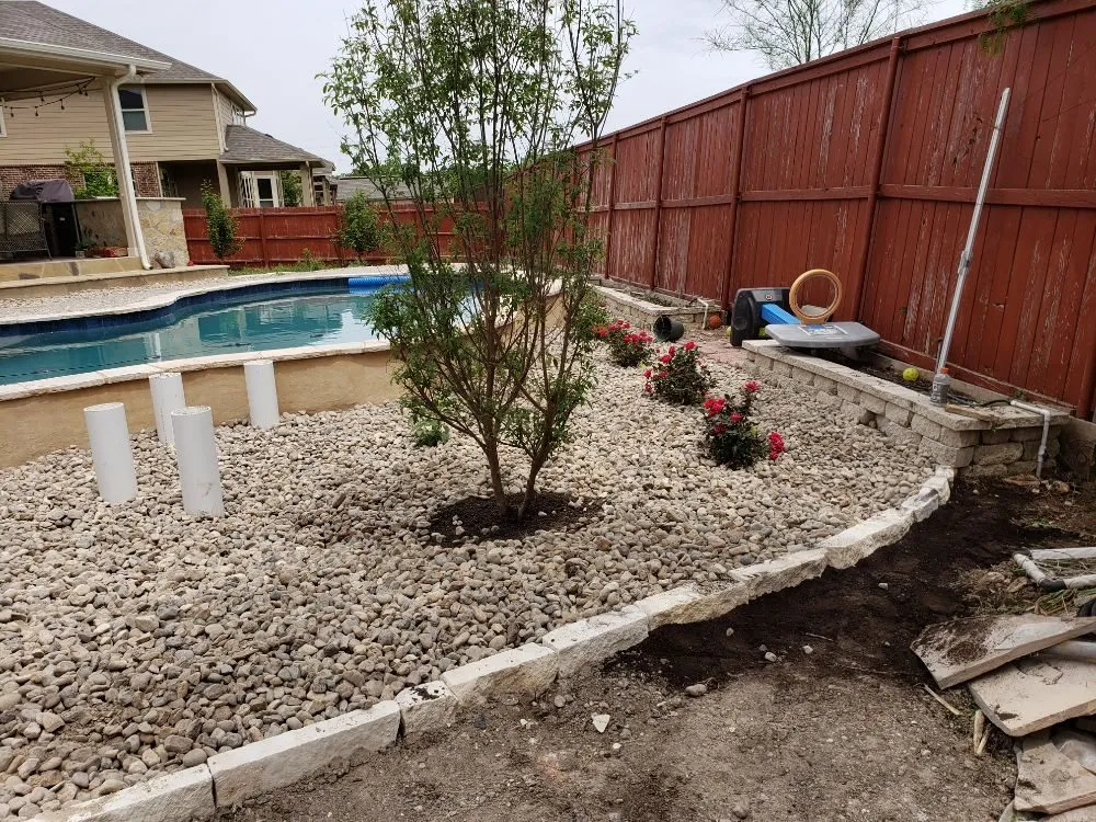 Professional landscaping services with custom design across San Antonio, TX - Lone Star Landscaping and Tree Service