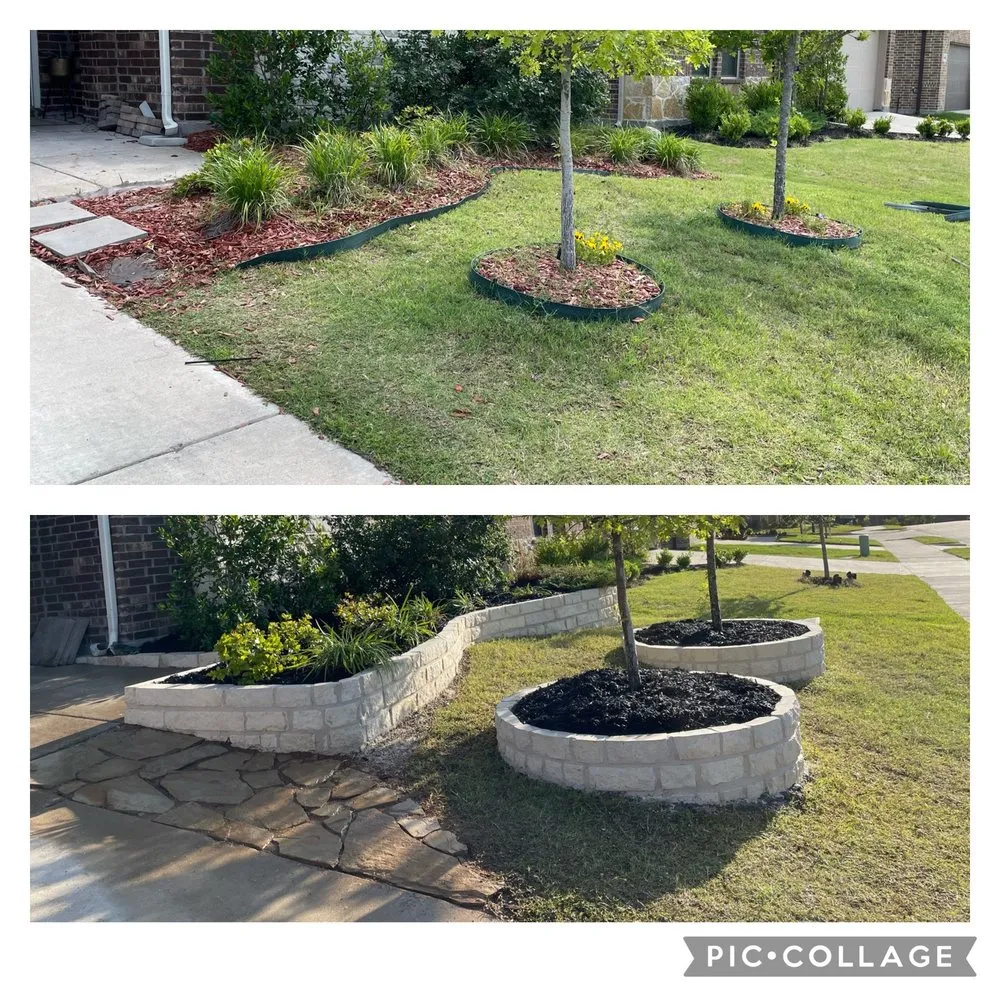 Reliable garden landscaping experts serving Forney, TX - Lone Star Lawn Care
