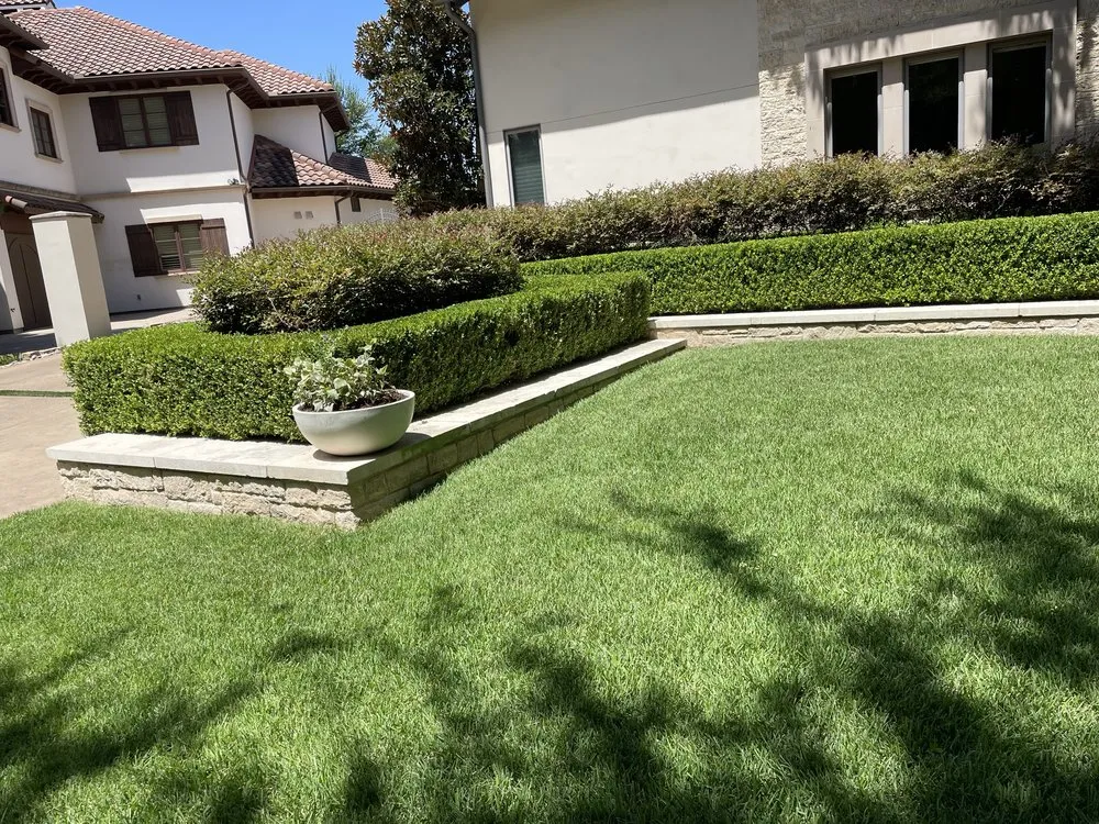 Custom outdoor landscaping for year-round maintenance in McKinney, TX by Lone Star Lawn