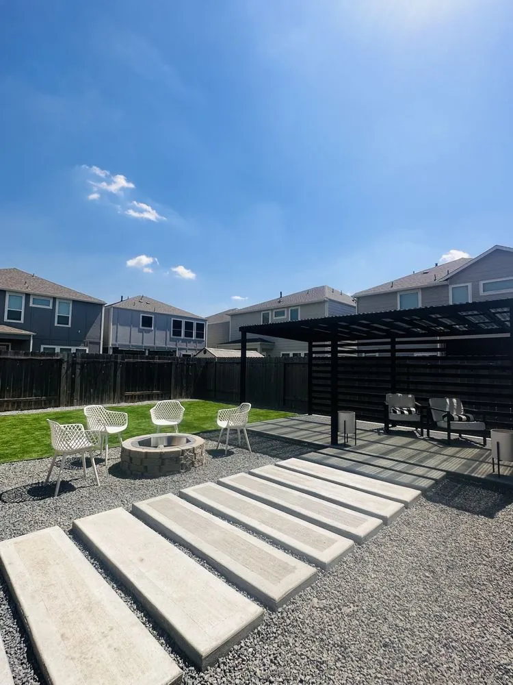 Professional yard maintenance for residential properties in Houston, TX by Lone Star Property Works