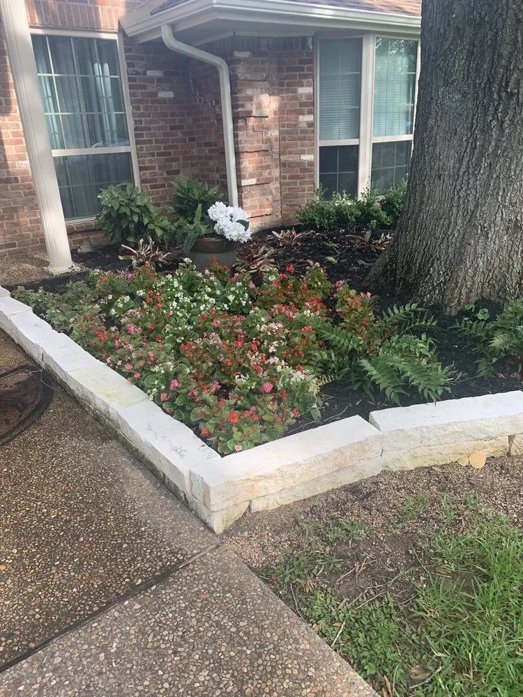 Professional residential landscaping in Katy, TX by Lonestar Landscaping & Design