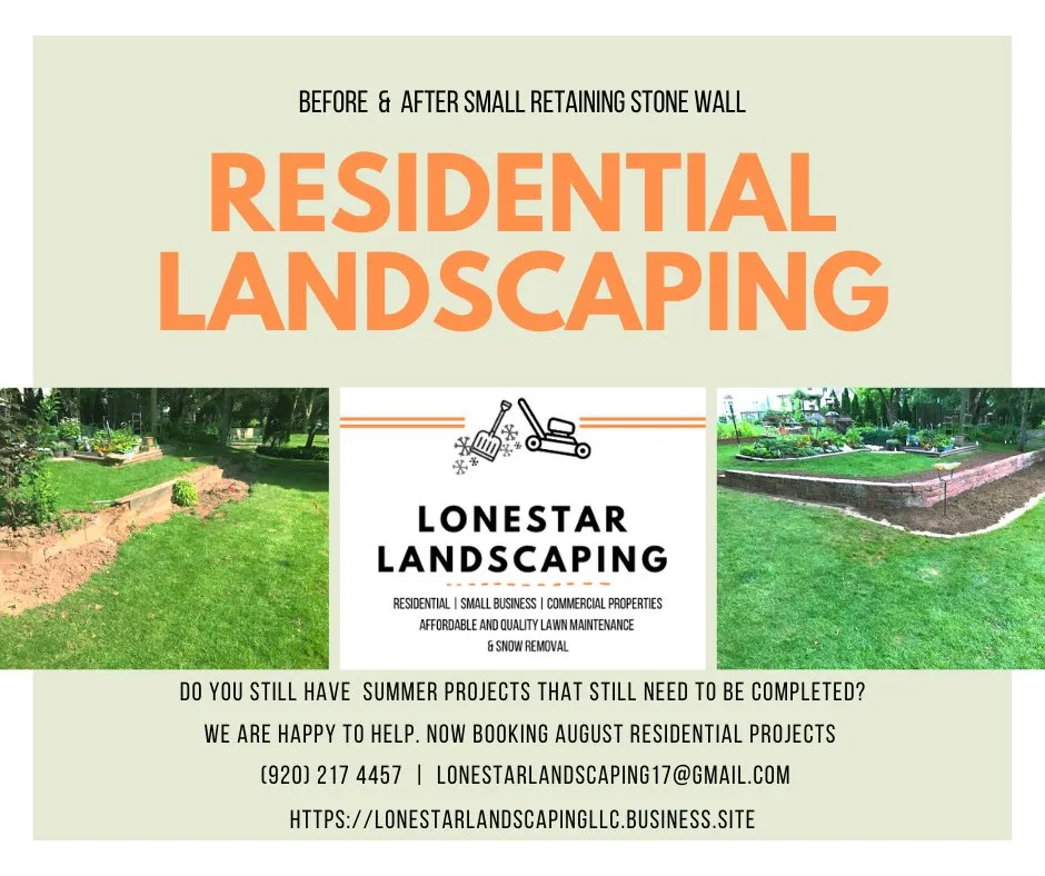 Local landscaping services in Green Bay, WI by Lonestar Landscaping
