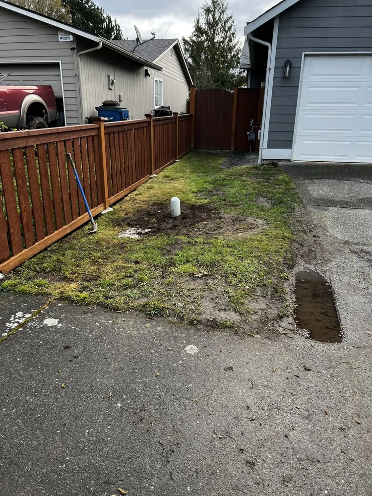 Custom residential landscaping in Monroe, WA by Lonestar Landscaping