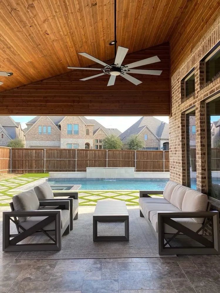 Affordable lawn care service for year-round maintenance in Frisco, TX by Lonestar Pool & Spa Design