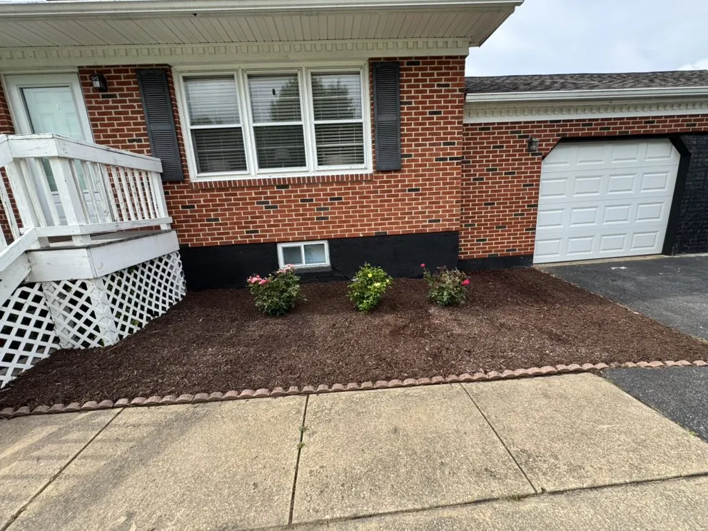 Professional garden landscaping in Elkton, MD by Long Creek Lawn Care