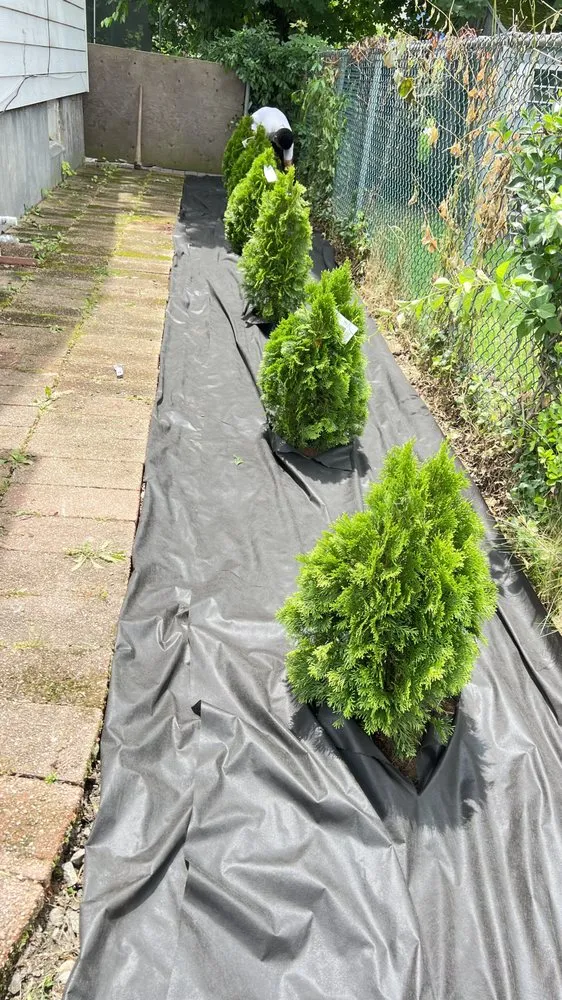 Custom landscape installation for homes in North Plainfield, NJ by Long Horn Hardscaping & Landscaping