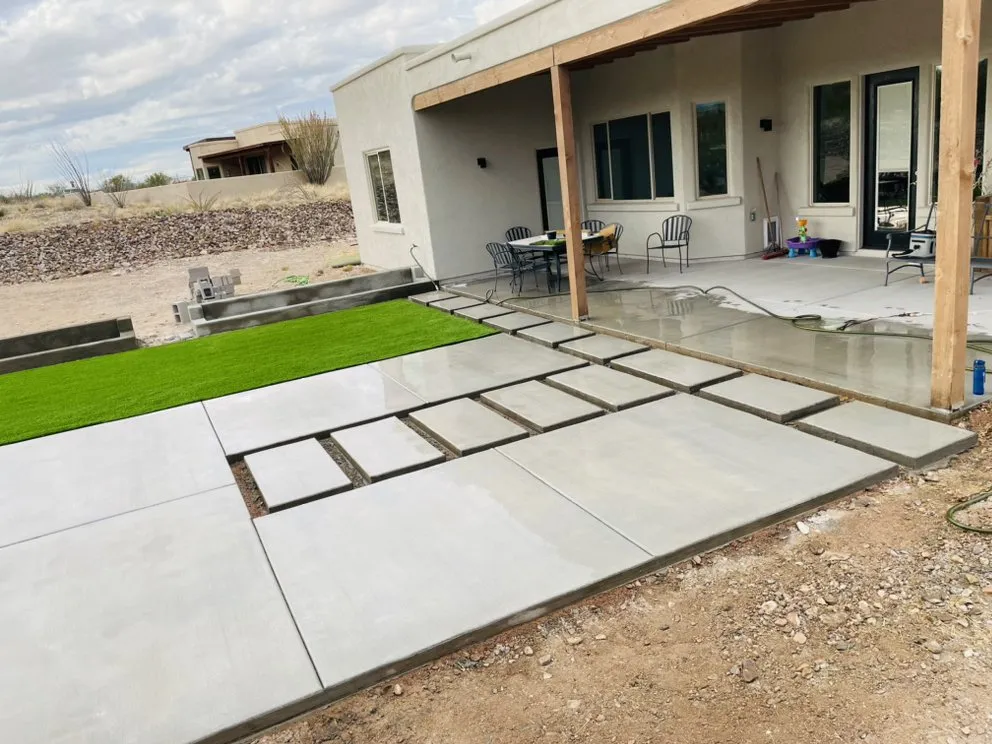 Reliable landscaping services for homes in Tucson, AZ by Long Horn Hardscaping