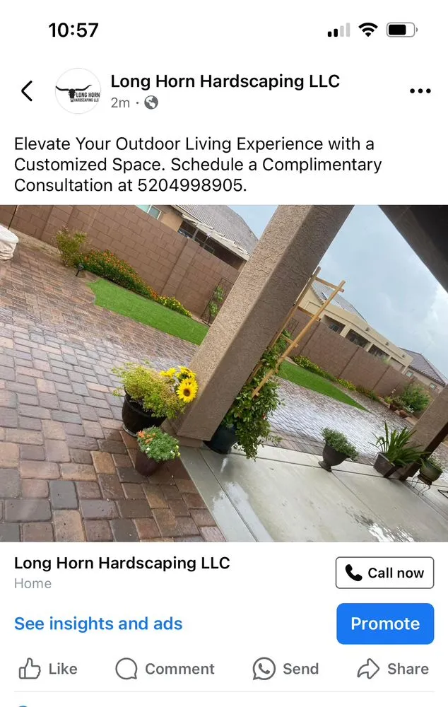 Reliable landscaping services for homes across Tucson, AZ - Long Horn Hardscaping