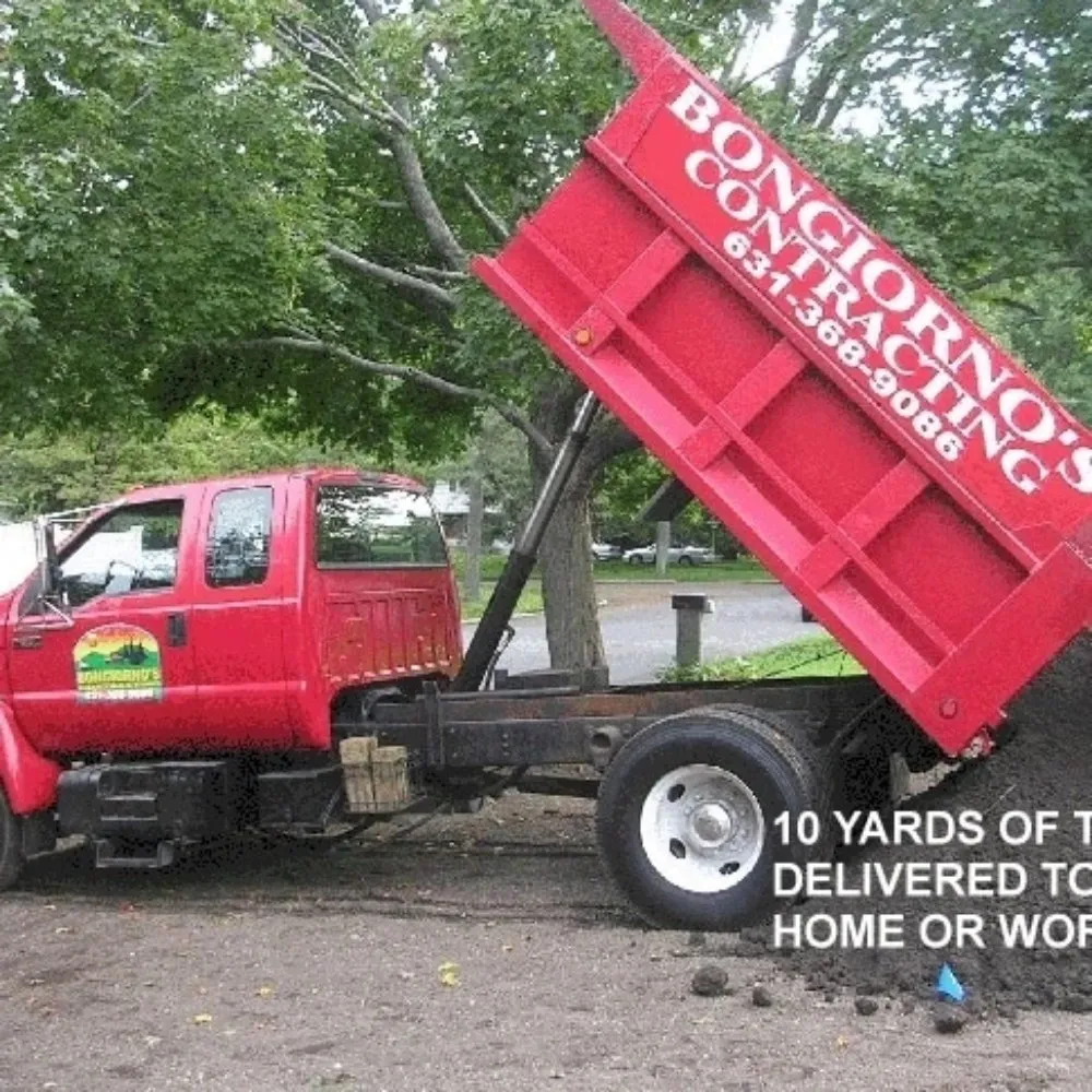 Expert lawn mowing service for outdoor upgrades in East Northport, NY by Long Island Dirt