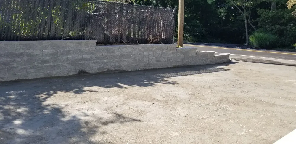 Custom landscape installation in Rocky Point, NY by Long Island Elite Landscape Construction