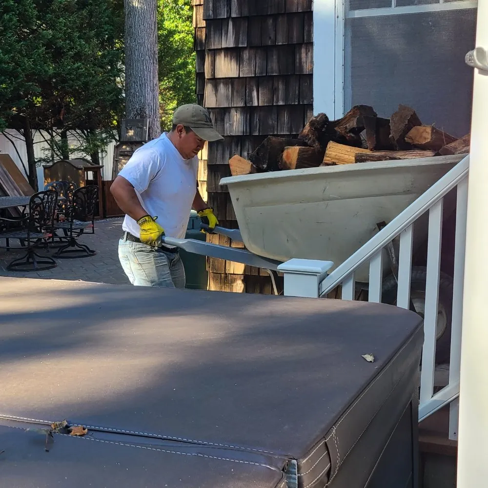 Custom outdoor landscaping for residential properties across East Northport, NY - Long Island Firewood