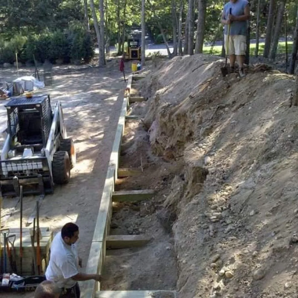 Trusted landscape installation in East Northport, NY by Long Island Firewood