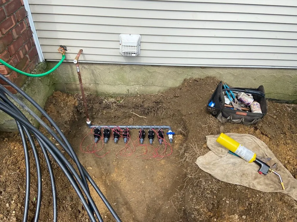 Professional residential landscaping in Bethpage, NY by Long Island Lawn & Irrigation