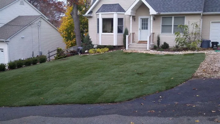 Professional landscaping services in East Northport, NY by Long Island Sod