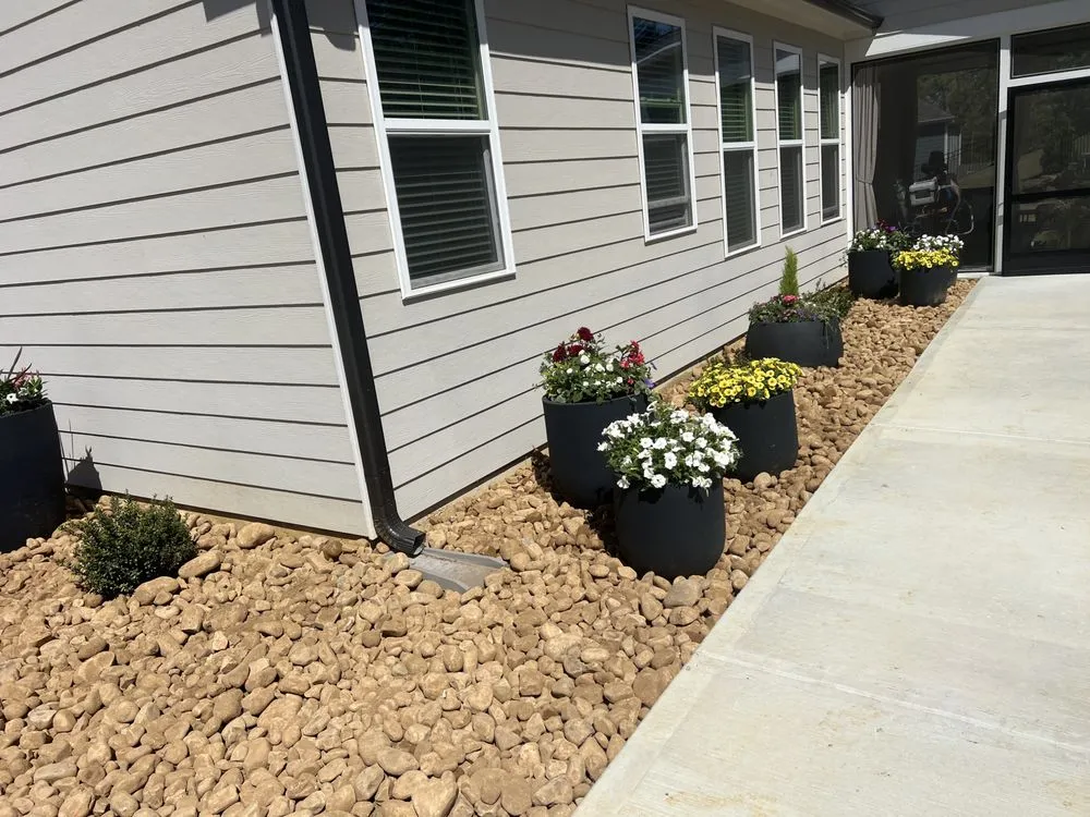 Professional residential landscaping for year-round maintenance in Cumming, GA by Long Wood