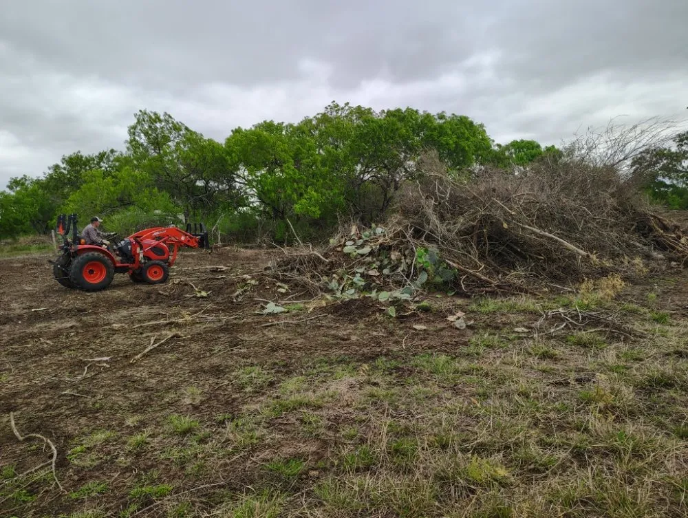 Custom landscape design in Floresville, TX by Longhorn Lawn Care & Tree Service