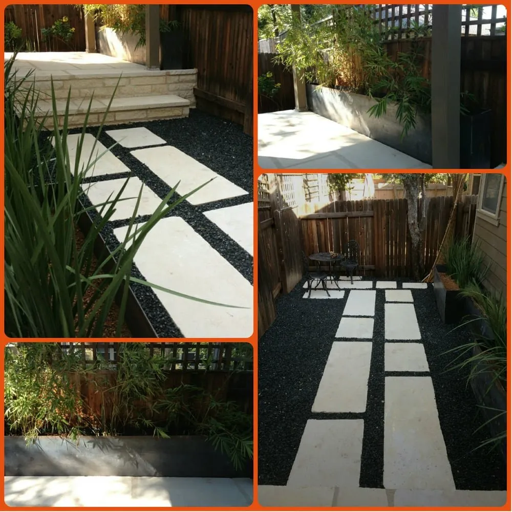 Custom garden landscaping in Austin, TX by Longhorn Lawns