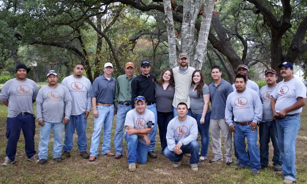 Expert lawn mowing service for year-round maintenance in Austin, TX by Longhorn Lawns