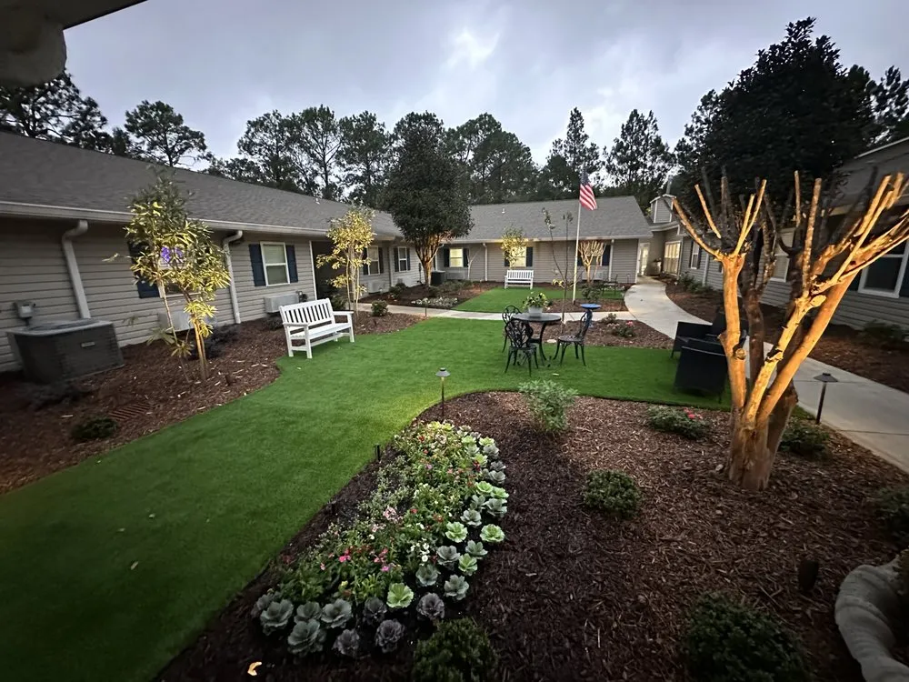 Professional landscaping services with custom design in Valdosta, GA by Longleaf Landscapes