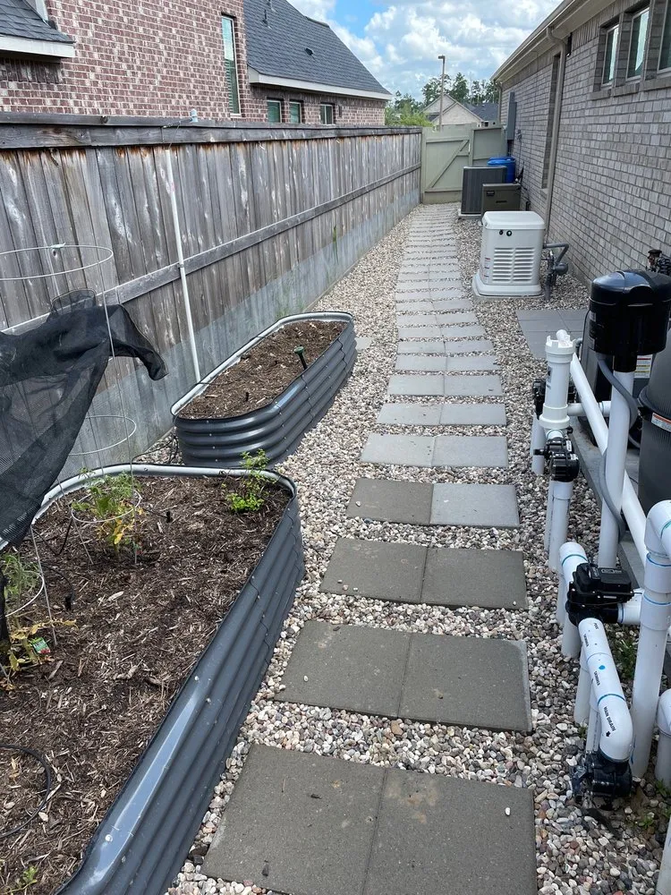 Professional garden landscaping for beautiful yards across Conroe, TX - Longoria Landscaping