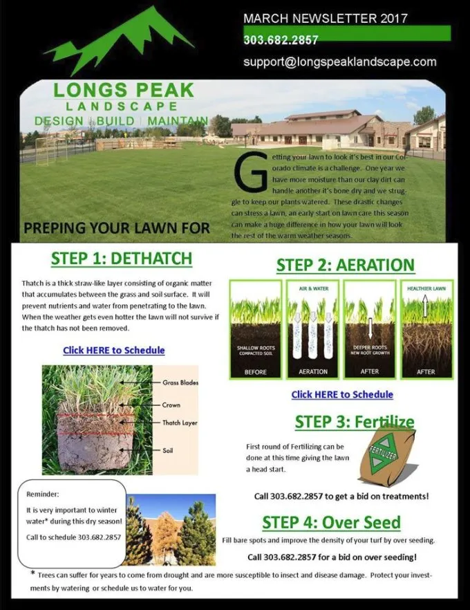 Custom landscaping services for beautiful yards across Longmont, CO - Long's Peak Landscape