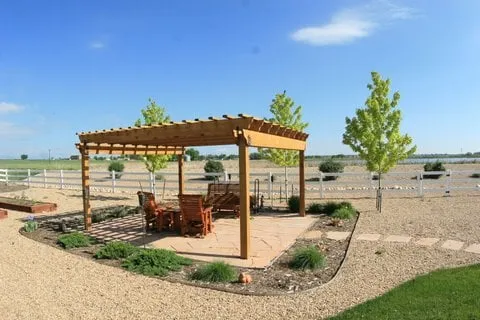 Custom landscape installation in Longmont, CO - Long's Peak Landscape