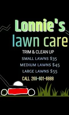 Lonnie's Lawn Care Logo