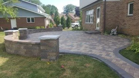 Professional garden landscaping with custom design across Aurora, IL - Looking Good Landscaping Inc