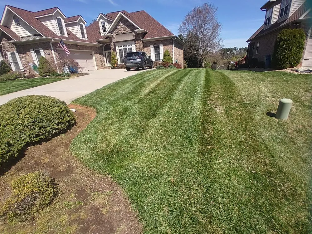 Local landscape installation in Hickory, NC by Looking Good Lawnscape
