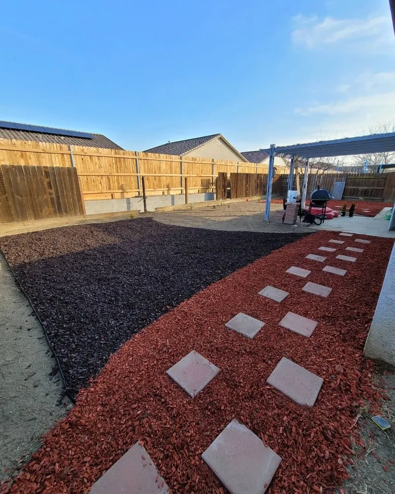 Professional landscape design with custom design in Visalia, CA by Loopzan's Gardening & Landscaping